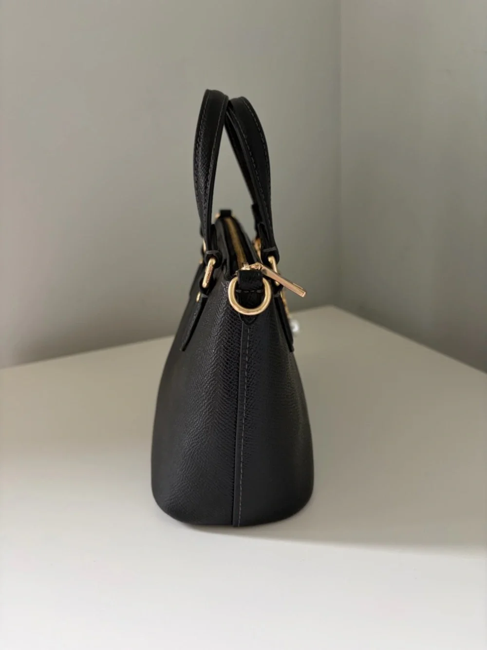Coach Mini Gallery Tote Bag With Cherry Charm - Picture 3 of 14